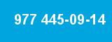 977 445-09-14 977 445-09-14